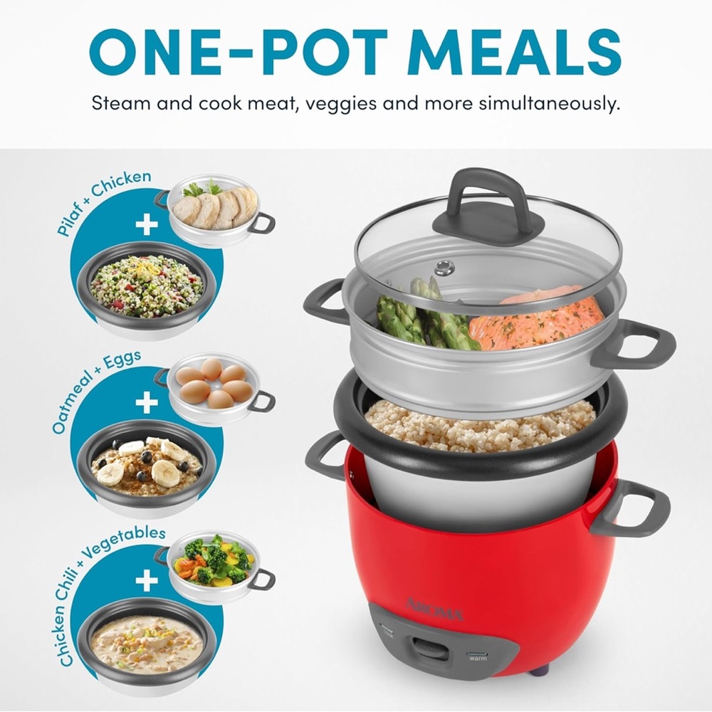 Roma Red Multi-Function Cooker - Picture 2 of 7